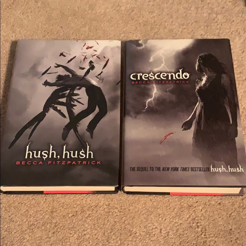 2 Hush, Hush book series bundle by Becca Fitzpatrick